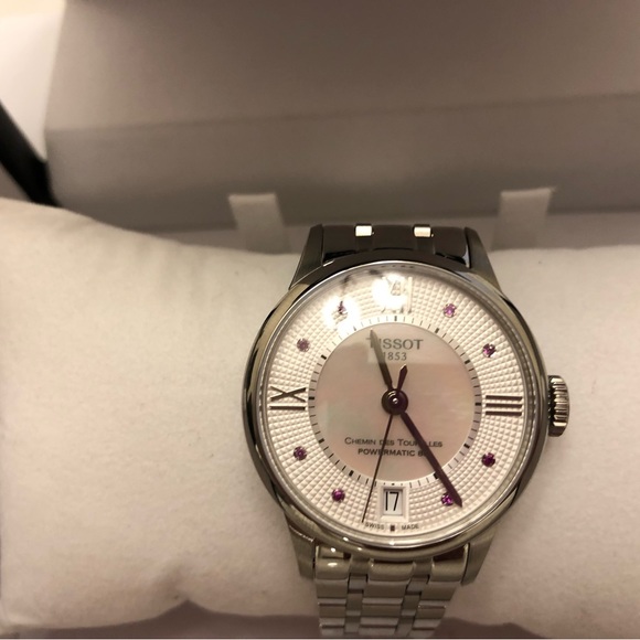 Tissot Stainless Steel Ruby Ladies Watch - Picture 4 of 7